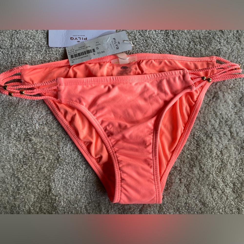 PILYQ women’s Bikini coverage Bottoms NWT size Small